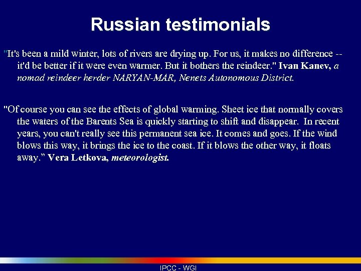 Russian testimonials 