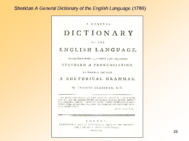 Sheridan A General Dictionary of the English Language (1780) 28 