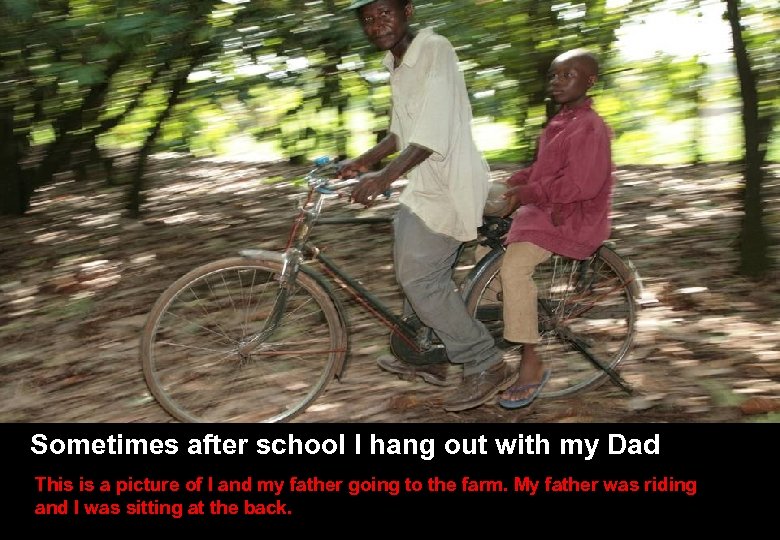 SLIDE TITLE HERE • Other stuff here Sometimes after school I hang out with