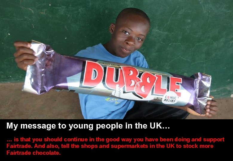 SLIDE TITLE HERE • Other stuff here My message to young people in the