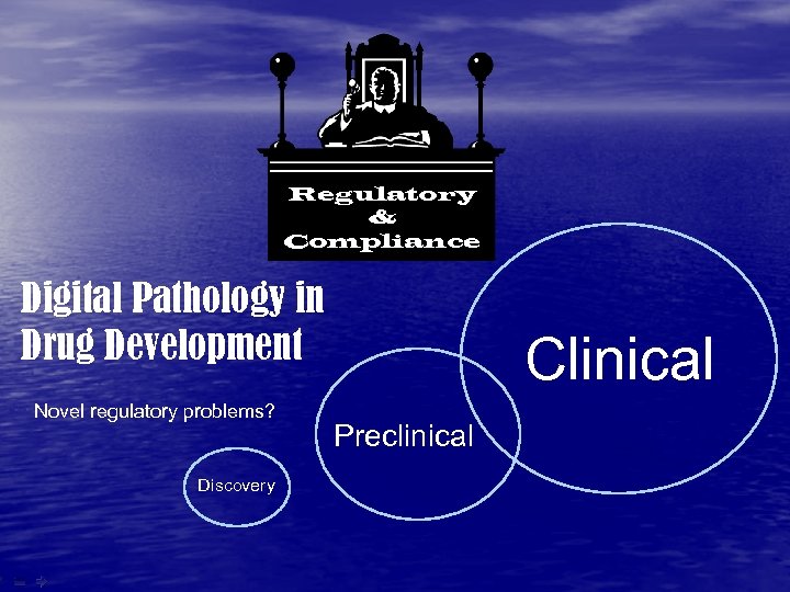Regulatory & Compliance Digital Pathology in Drug Development Novel regulatory problems? Discovery www. flagshipbio.