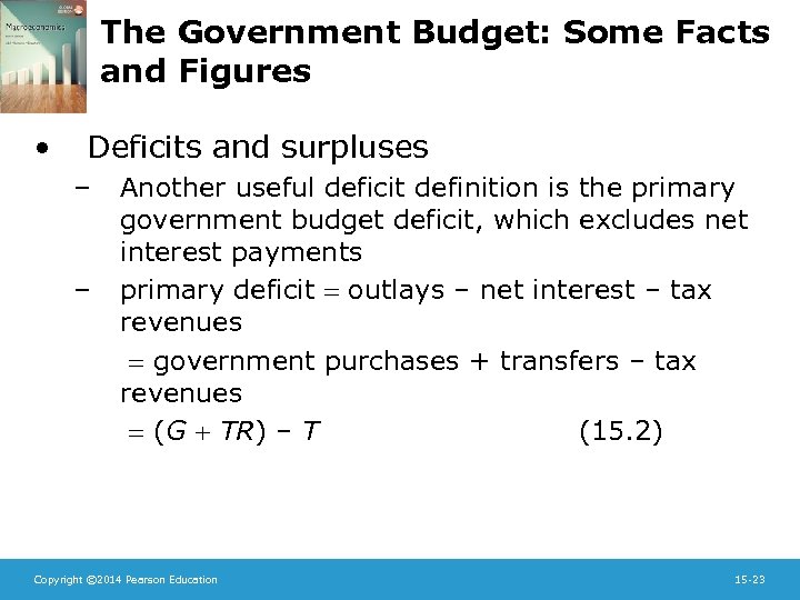 The Government Budget: Some Facts and Figures • Deficits and surpluses – – Another