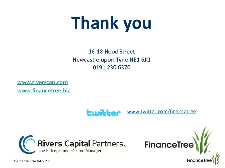 Thank you 16 -18 Hood Street Newcastle-upon-Tyne NE 1 6 JQ 0191 230 6370