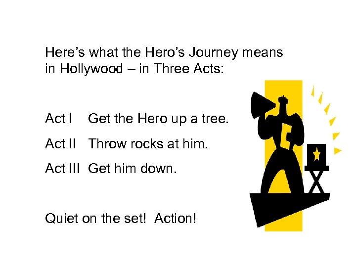 Here’s what the Hero’s Journey means in Hollywood – in Three Acts: Act I