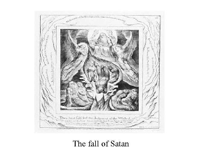 The fall of Satan 
