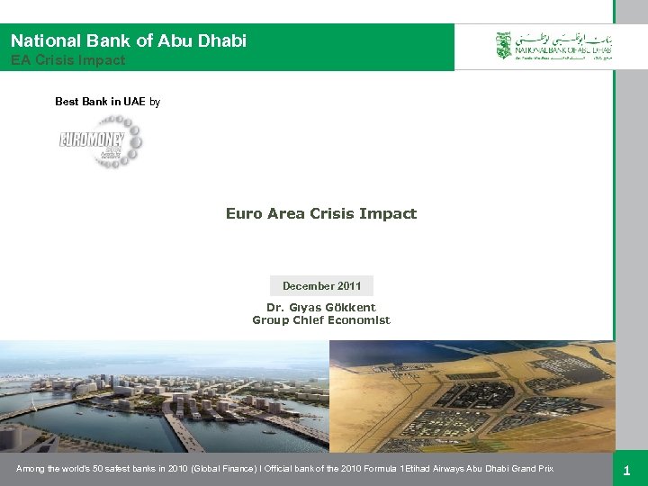 National Bank of Abu Dhabi EA Crisis Impact Best Bank in UAE by Euro