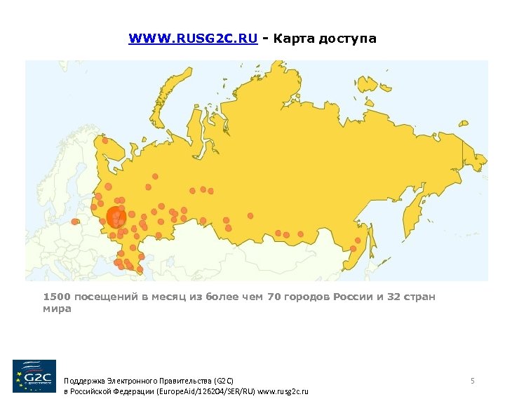 WWW. RUSG 2 C. RU - Карта доступа 1500 посещений в месяц из более