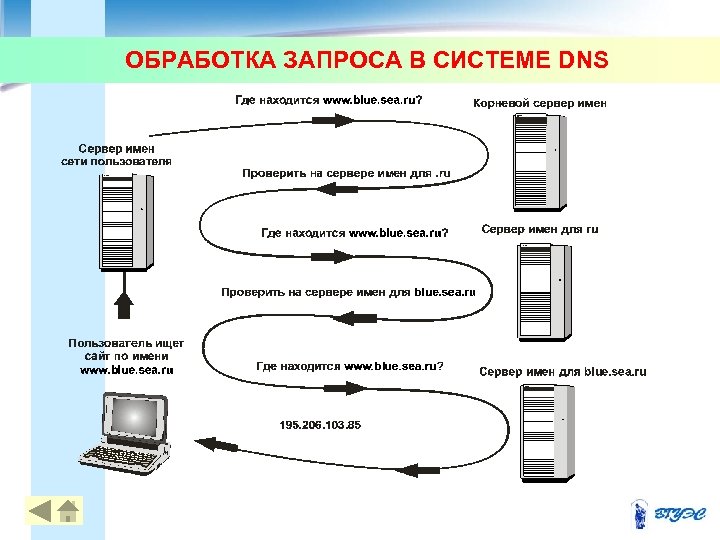 ОБРАБОТКА ЗАПРОСА В СИСТЕМЕ DNS 31 