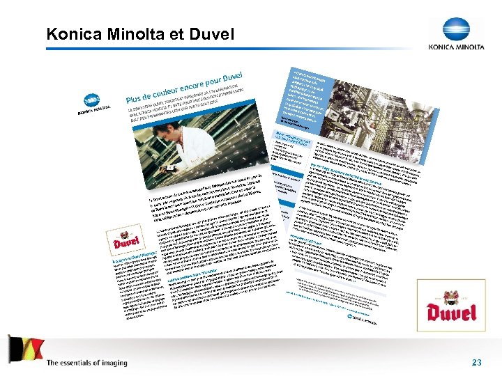 Konica Minolta et Duvel 23 
