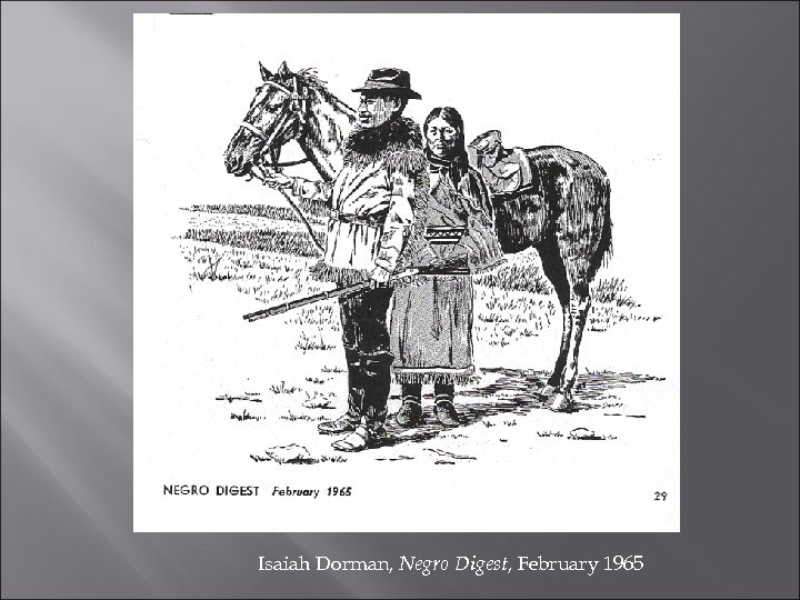 Isaiah Dorman, Negro Digest, February 1965 