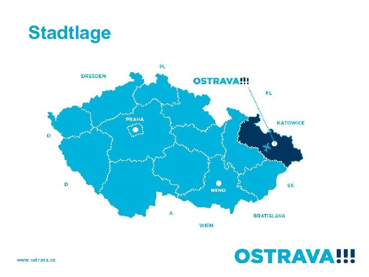 Stadtlage www. ostrava. cz 