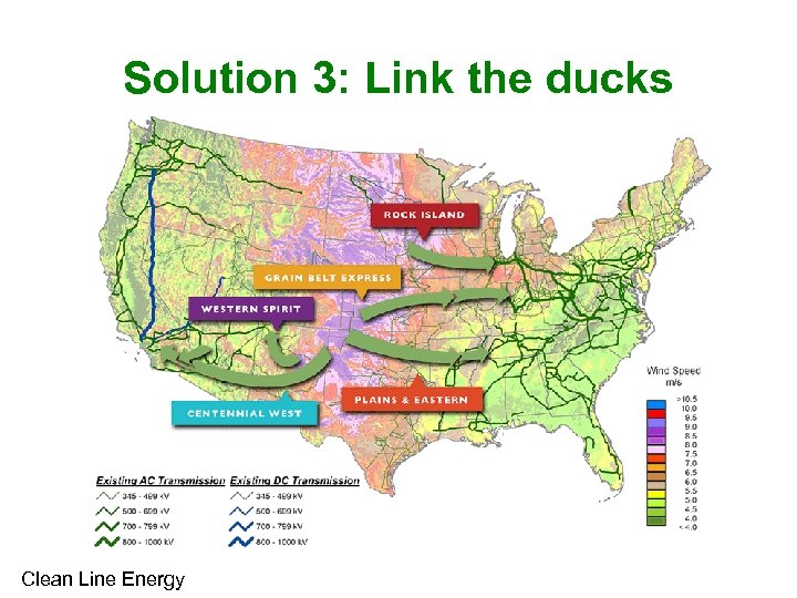 Solution 3: Link the ducks Clean Line Energy 