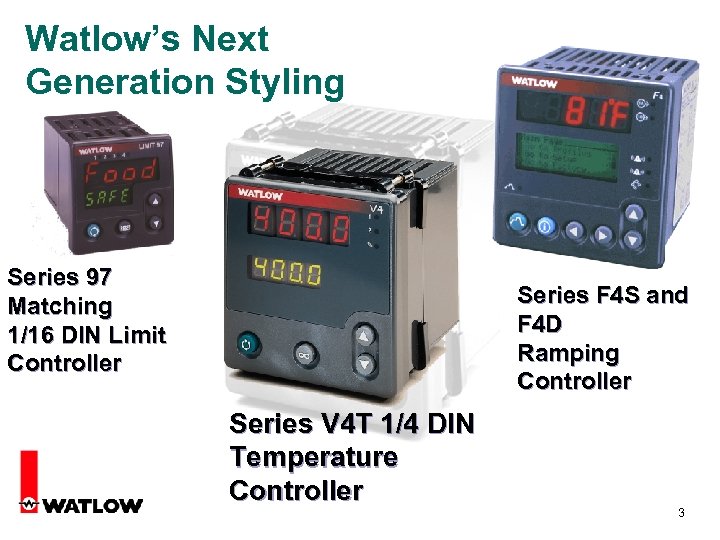 Watlow’s Next Generation Styling Series 97 Matching 1/16 DIN Limit Controller Series F 4