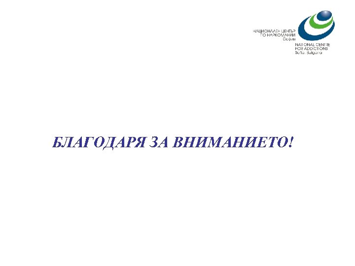 БЛАГОДАРЯ ЗА ВНИМАНИЕТО! 