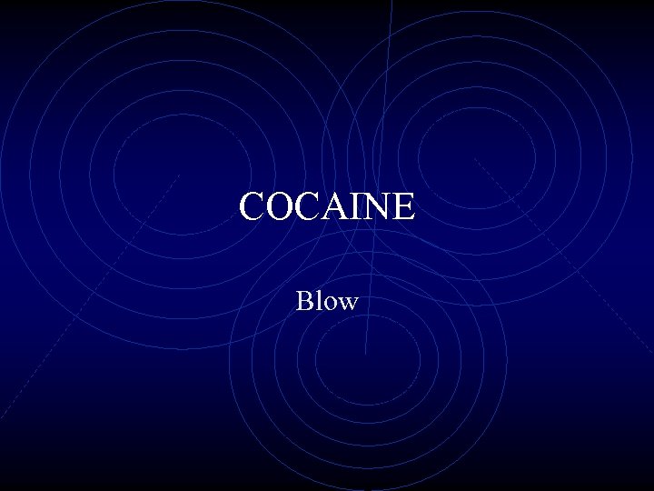 COCAINE Blow 