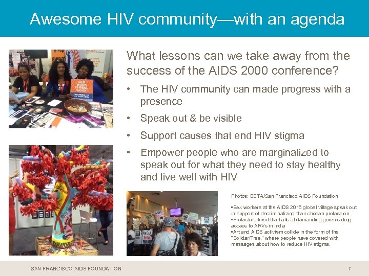 < Copy and paste community—with an Awesome HIVcolored headline bar here > Tips for