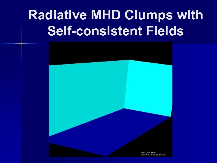 Radiative MHD Clumps with Self-consistent Fields 