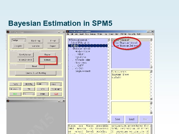 Bayesian Estimation in SPM 5 