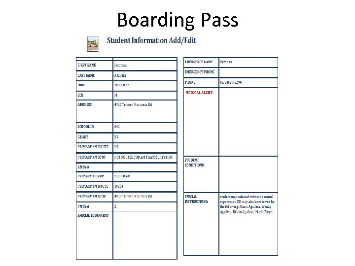 Boarding Pass 