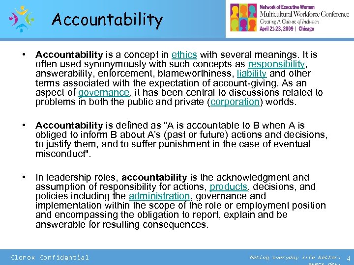 Accountability • Accountability is a concept in ethics with several meanings. It is often