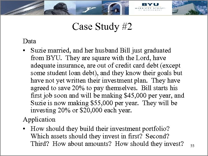 Case Study #2 Data • Suzie married, and her husband Bill just graduated from