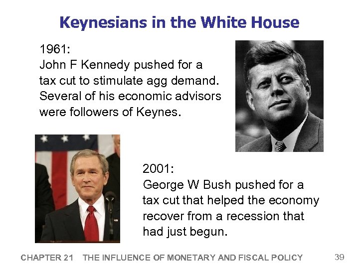 Keynesians in the White House 1961: John F Kennedy pushed for a tax cut