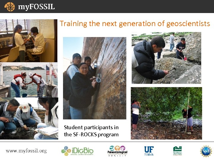 Training the next generation of geoscientists Student participants in the SF-ROCKS program 