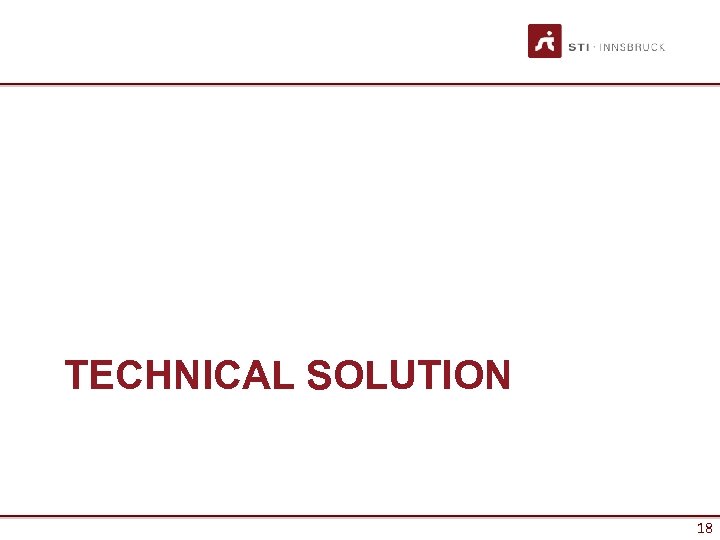 TECHNICAL SOLUTION 18 