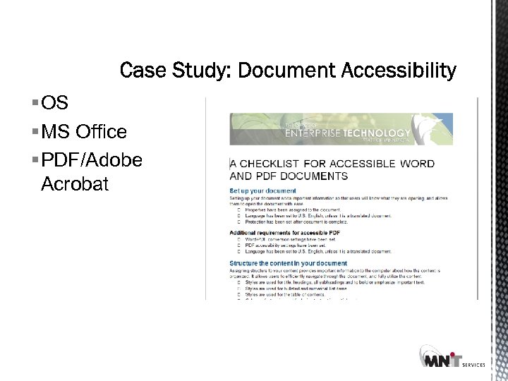 § OS § MS Office § PDF/Adobe Acrobat 