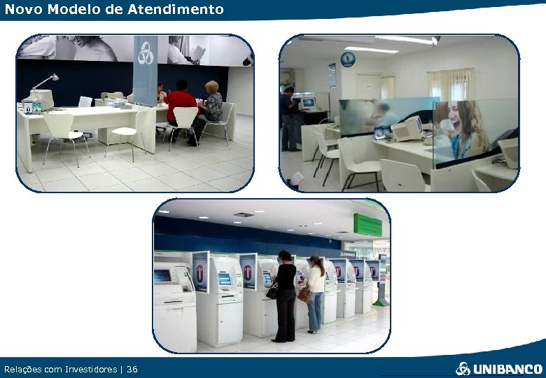 Novo Modelo de Atendimento Relações com Investidores 36 36 Relações com Investidores | |
