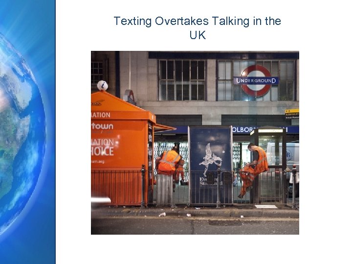 Texting Overtakes Talking in the UK 