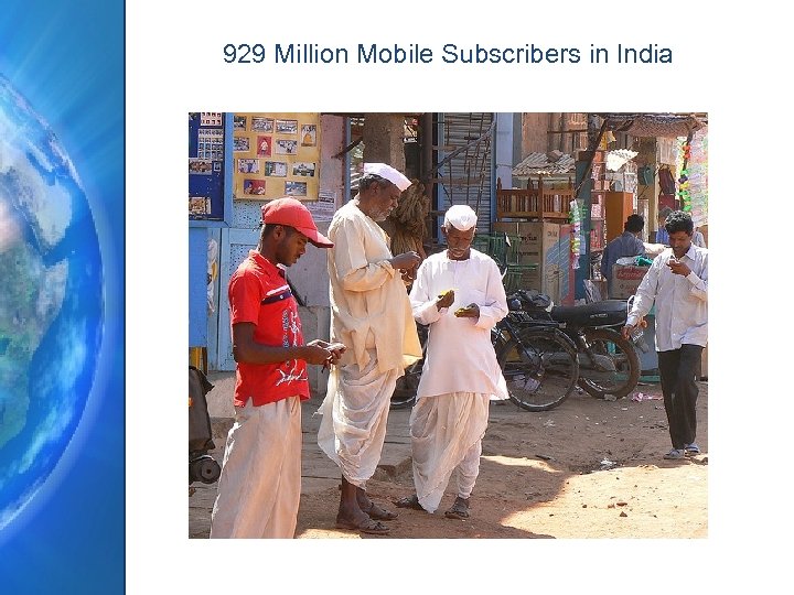 929 Million Mobile Subscribers in India 