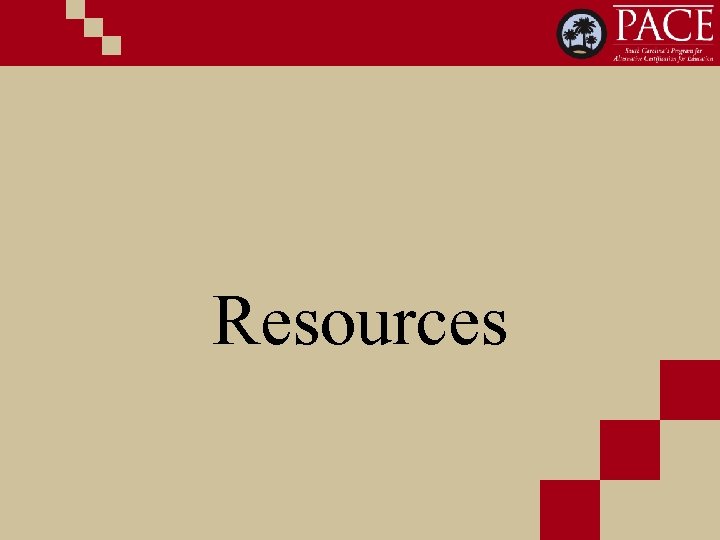 Resources 