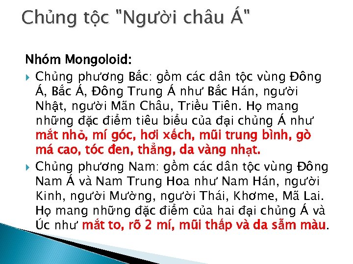 Chủng tộc 