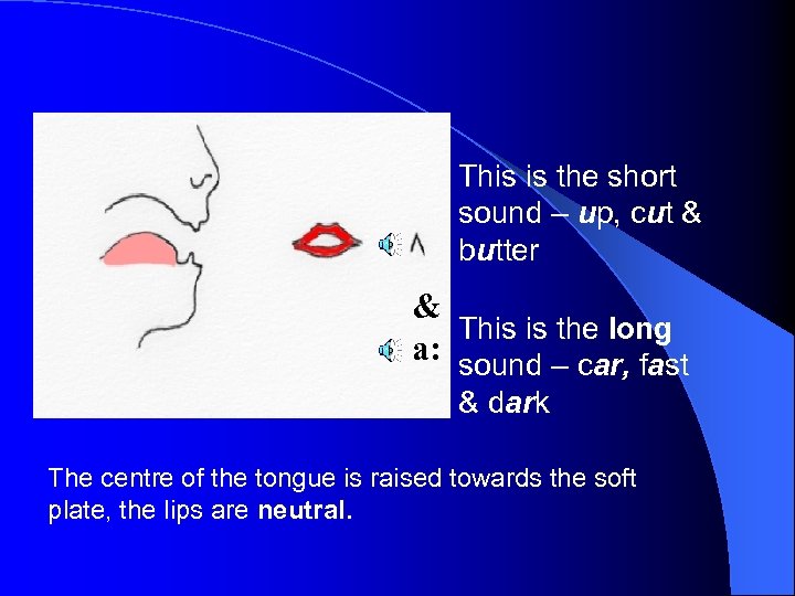 This is the short sound – up, cut & butter & This is the
