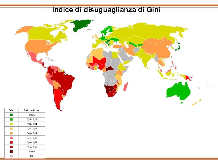 Indice di disuguaglianza di Gini 