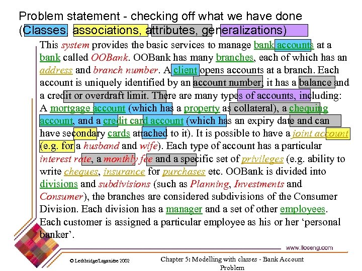 Problem Statement Bank Management System