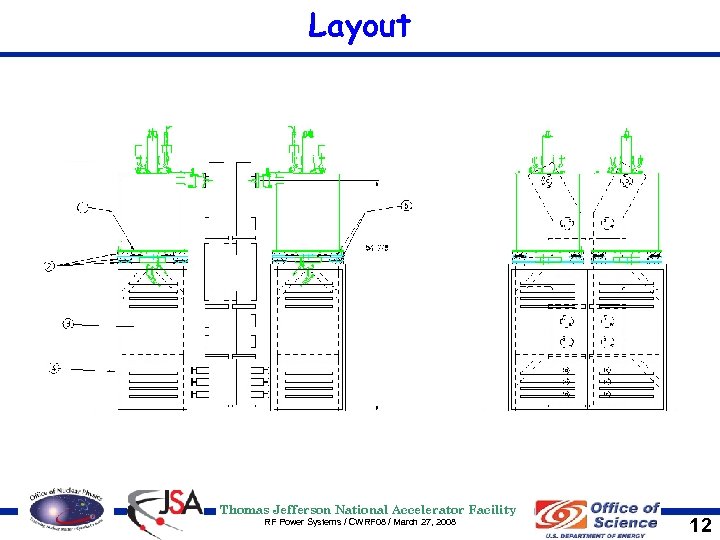 Layout Thomas Jefferson National Accelerator Facility RF Power Systems / CWRF 08 / March