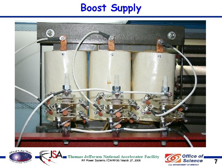 Boost Supply Thomas Jefferson National Accelerator Facility RF Power Systems / CWRF 08 /