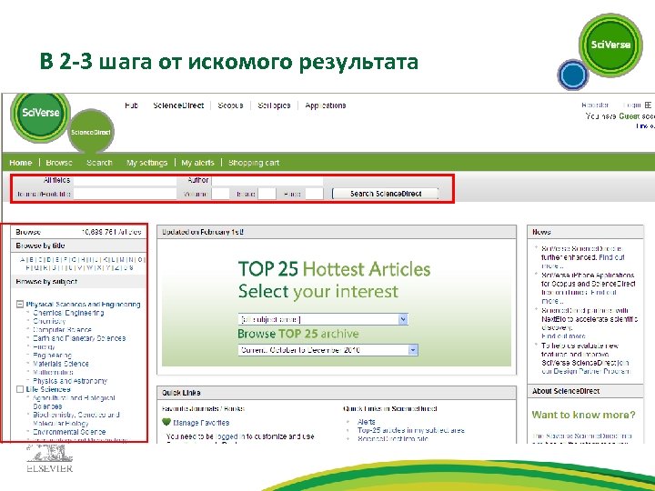 В 2 -3 шага от искомого результата 