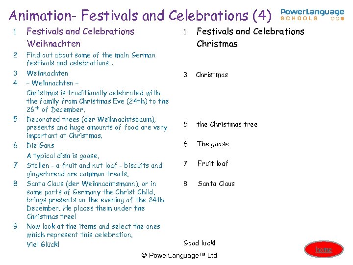 Animation- Festivals and Celebrations (4) 1 2 3 4 5 6 7 8 9