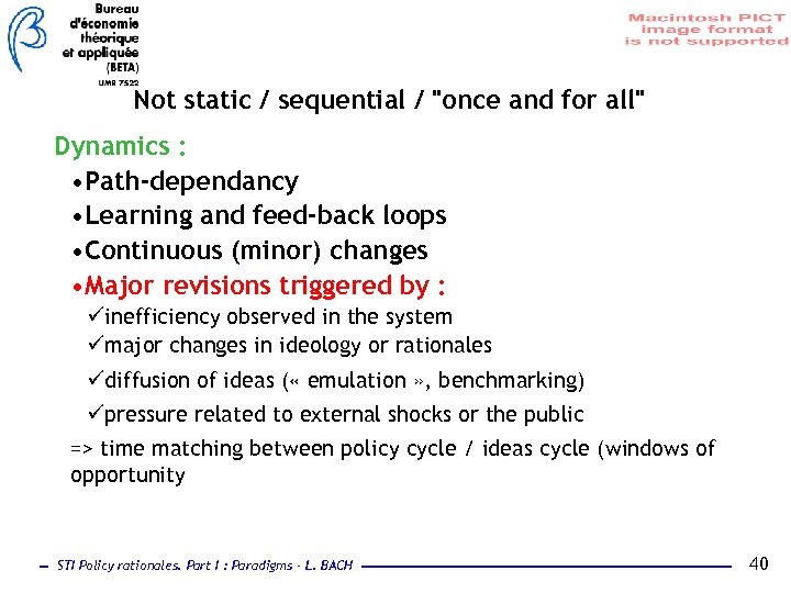 Not static / sequential / 