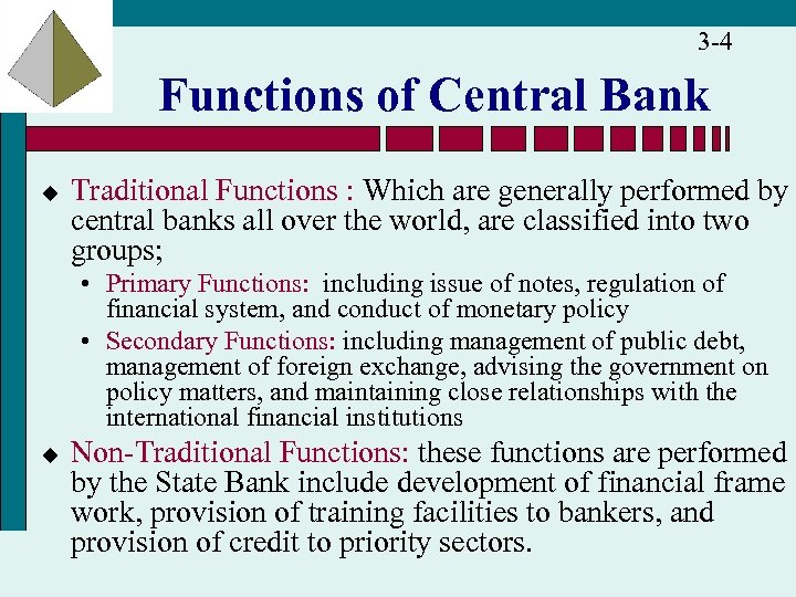 Chapter 3 Central Bank 3 1 3