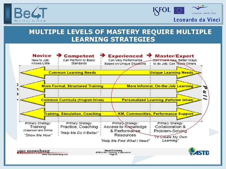 MULTIPLE LEVELS OF MASTERY REQUIRE MULTIPLE LEARNING STRATEGIES 