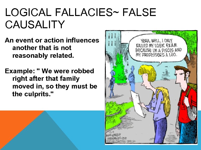 Faulty Causality Definition Proplikos