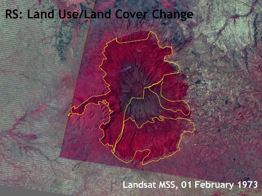 RS: Land Use/Land Cover Change Landsat MSS, 01 February 1973 