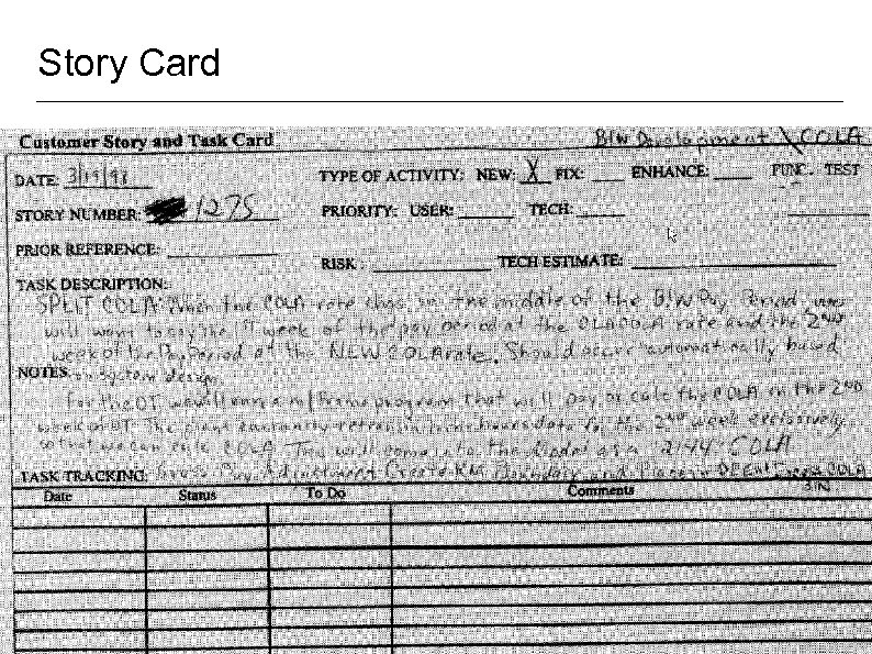 Story Card Fachgebiet Software Engineering University Übersicht © 16. 03. 2018 Albert Zündorf, Kassel