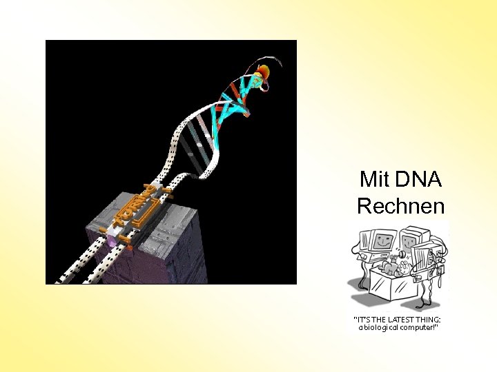 Mit DNA Rechnen 