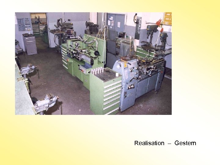 Realisation – Gestern 