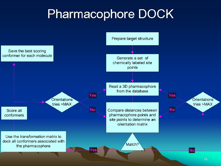 Pharmacophore DOCK 14 